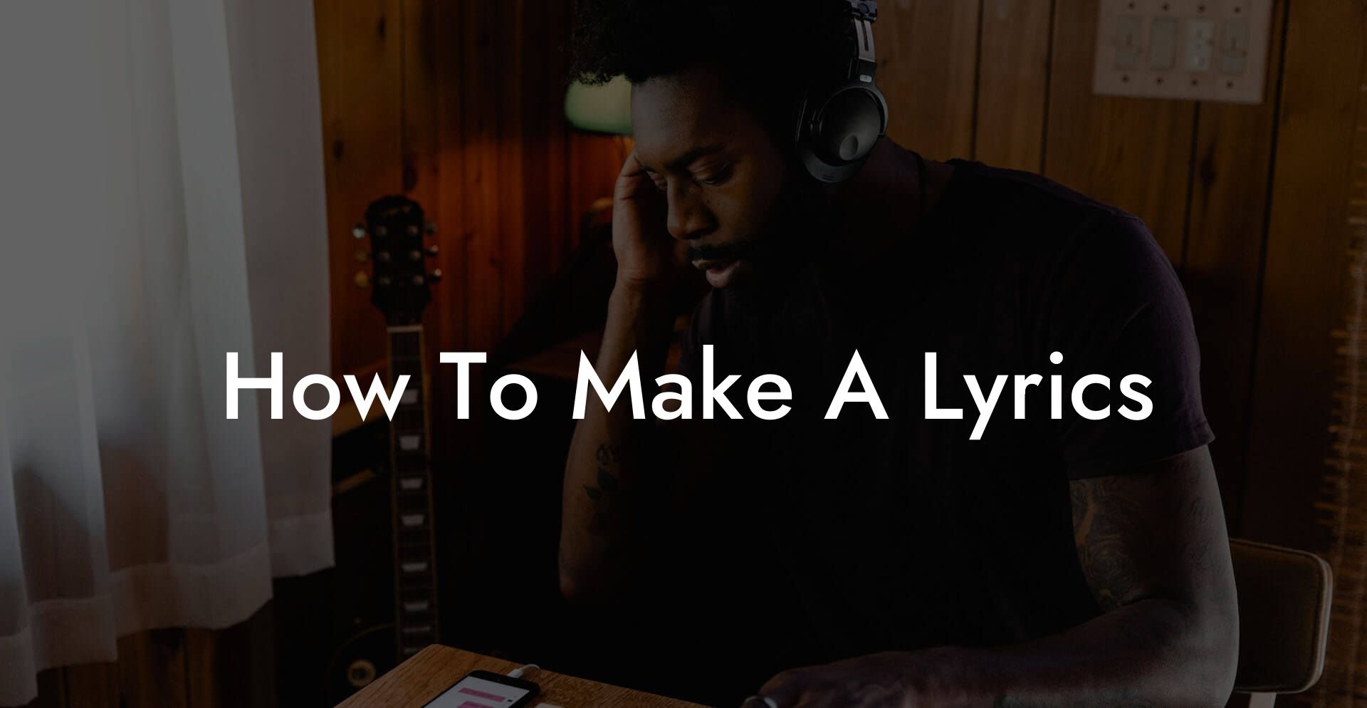 how to make a lyrics lyric assistant