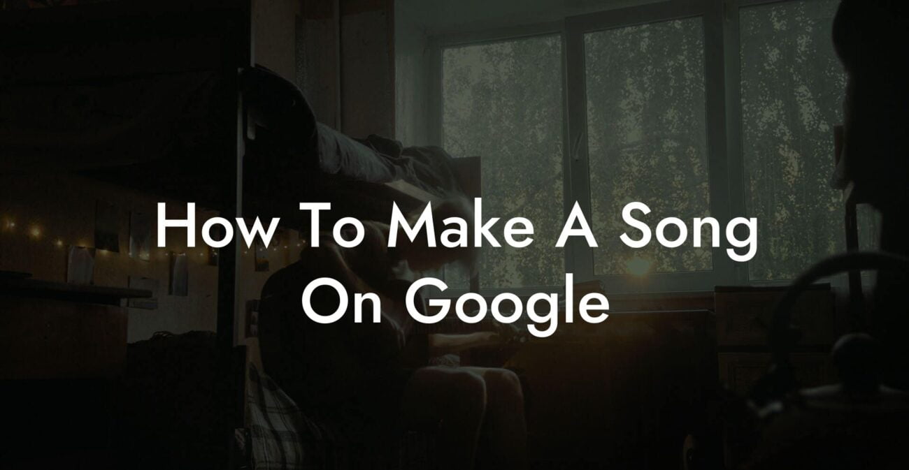 how to make a song on google lyric assistant