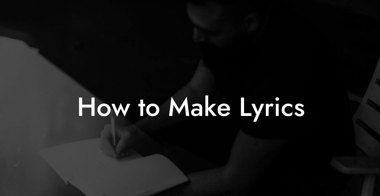 how to make lyrics lyric assistant