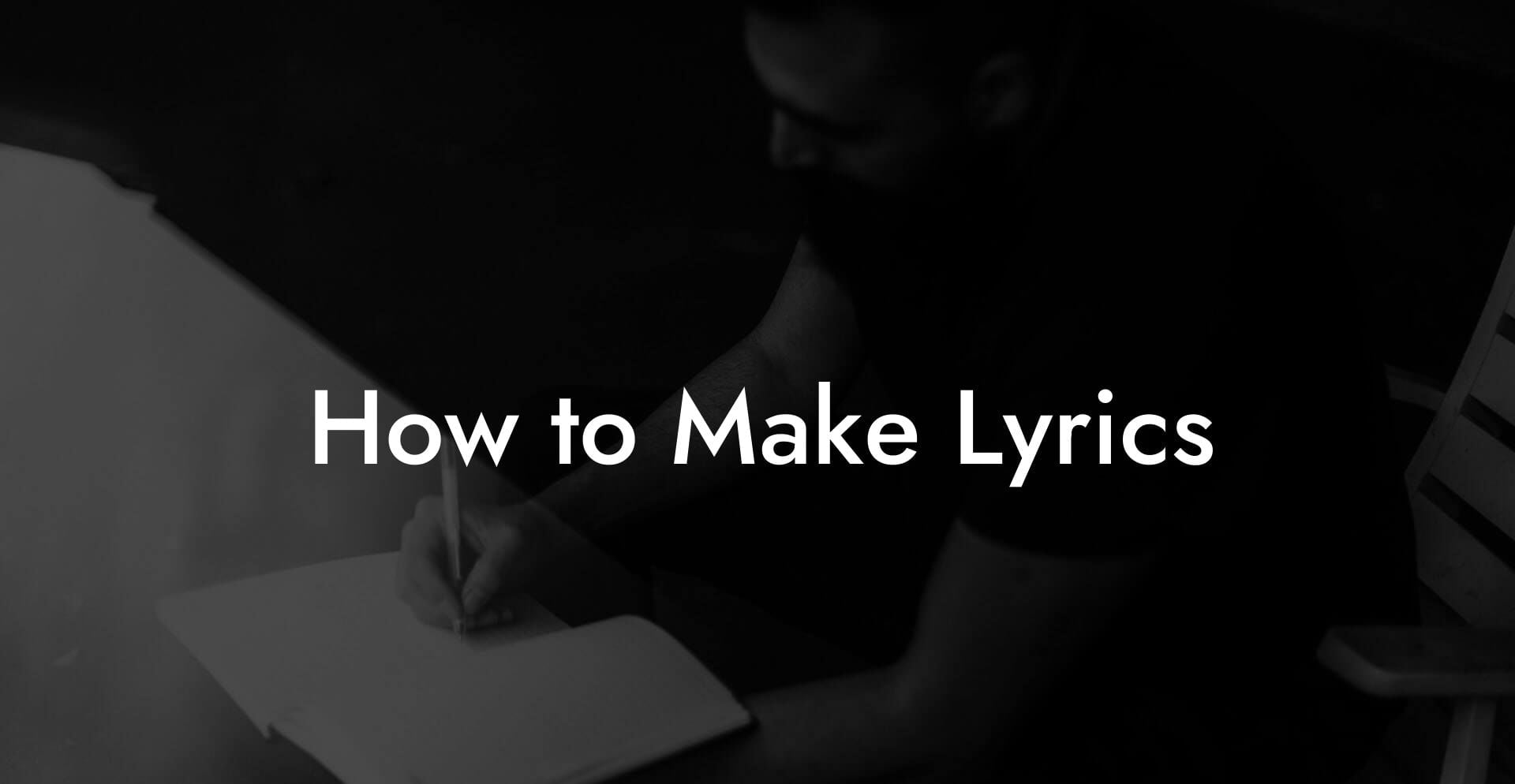 how to make lyrics lyric assistant