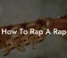 how to rap a rap lyric assistant