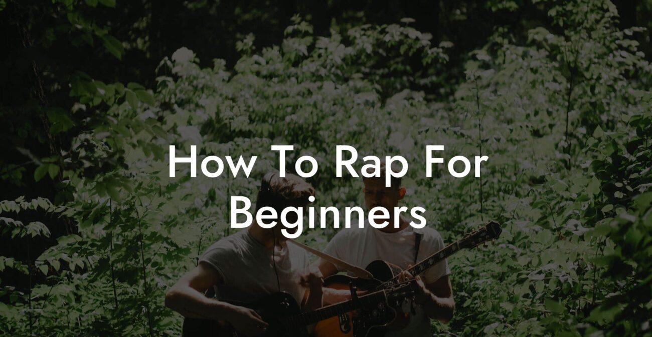 how to rap for beginners lyric assistant