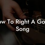 how to right a good song lyric assistant
