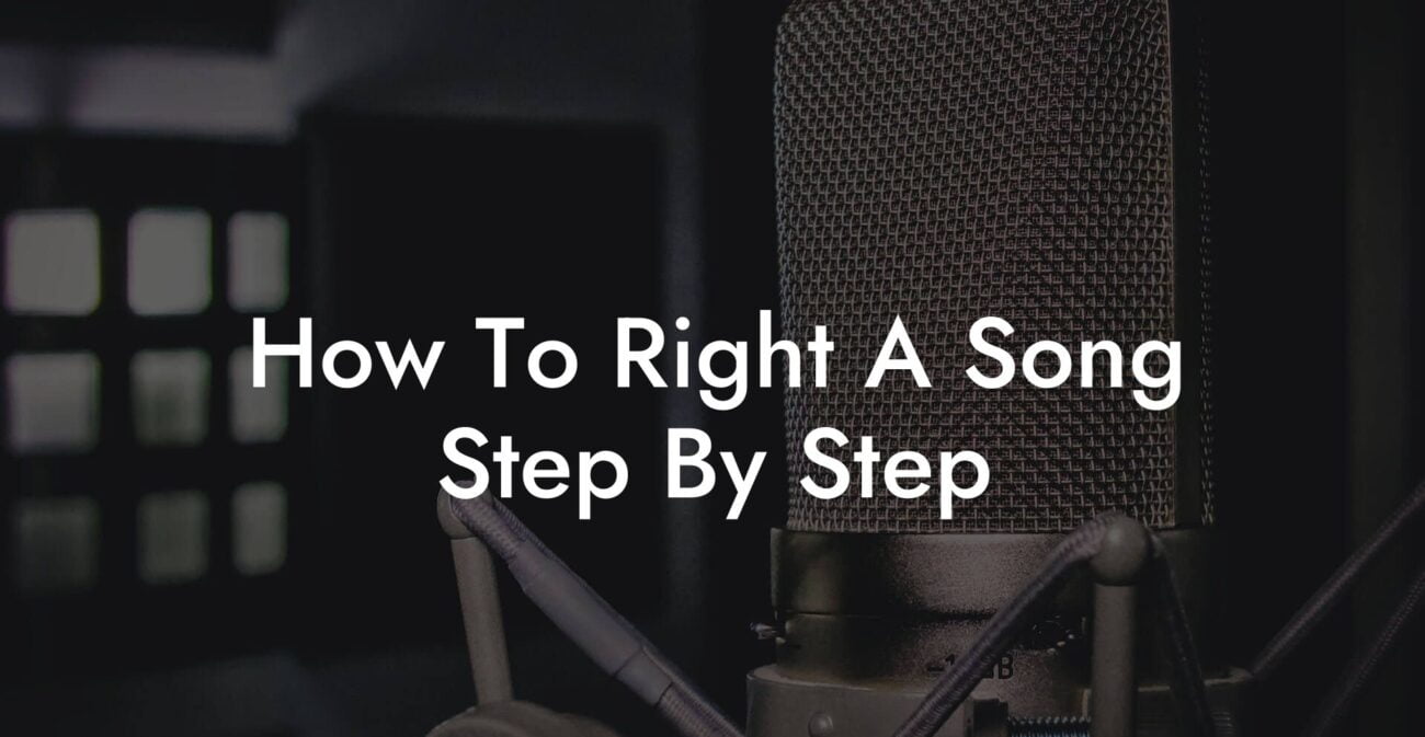 how to right a song step by step lyric assistant