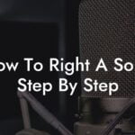 how to right a song step by step lyric assistant