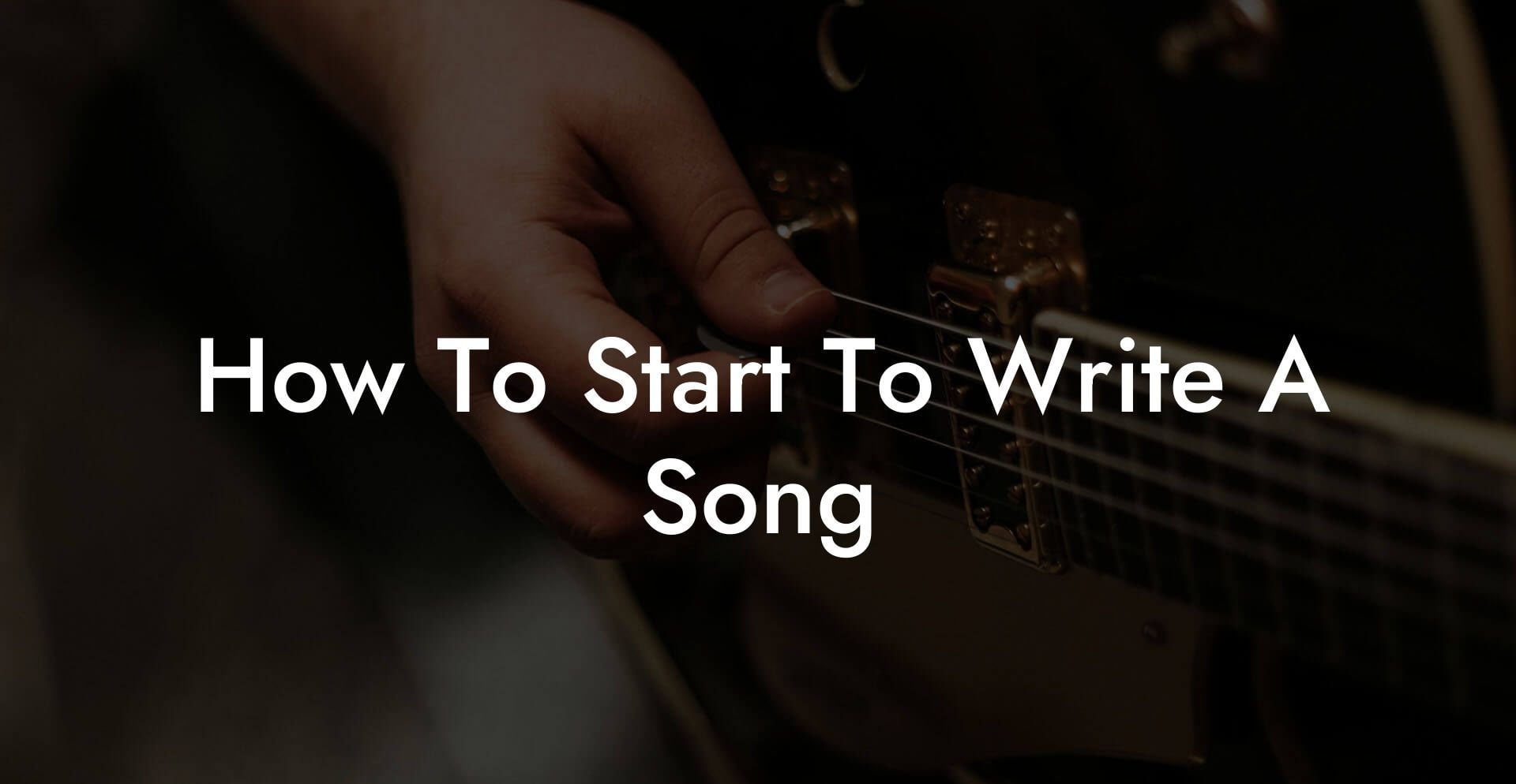 how to start to write a song lyric assistant