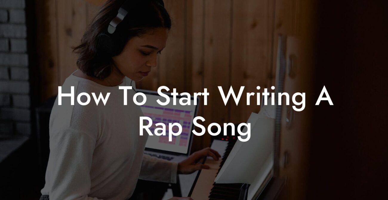 how to start writing a rap song lyric assistant