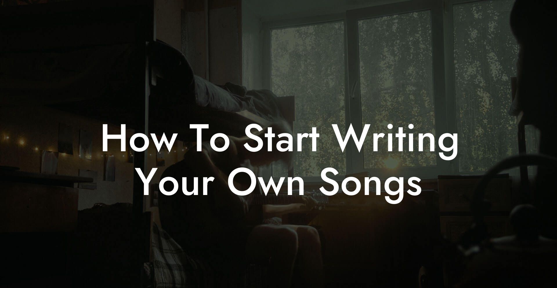 how to start writing your own songs lyric assistant