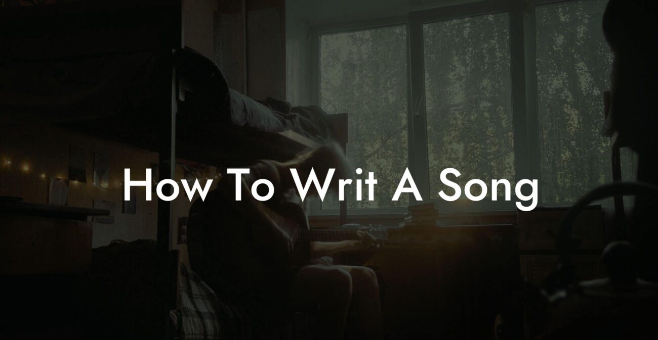 how to writ a song lyric assistant