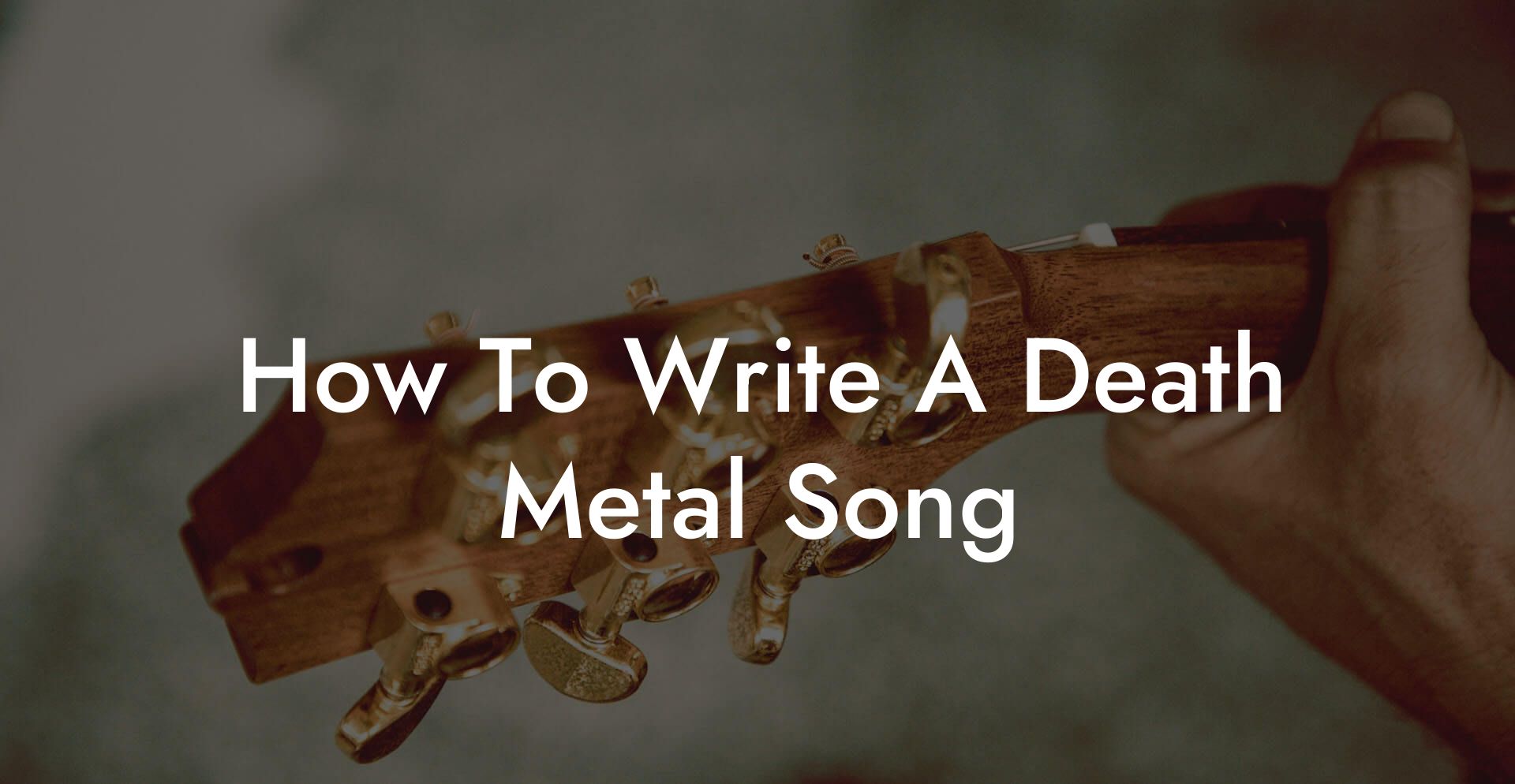 how to write a death metal song lyric assistant