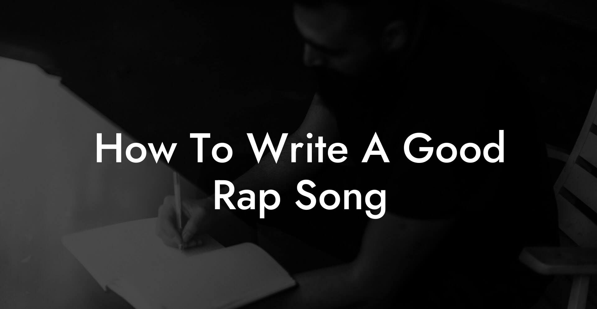 how to write a good rap song lyric assistant
