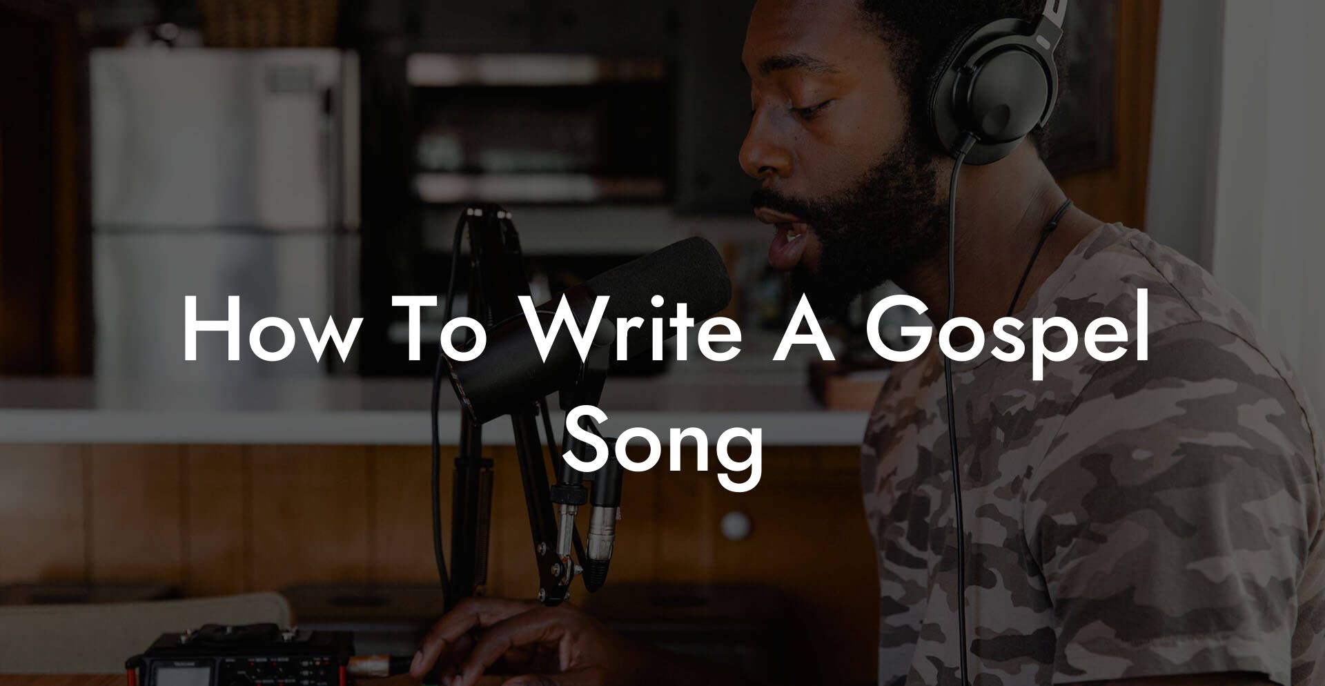 how to write a gospel song lyric assistant