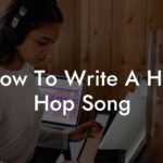 how to write a hip hop song lyric assistant