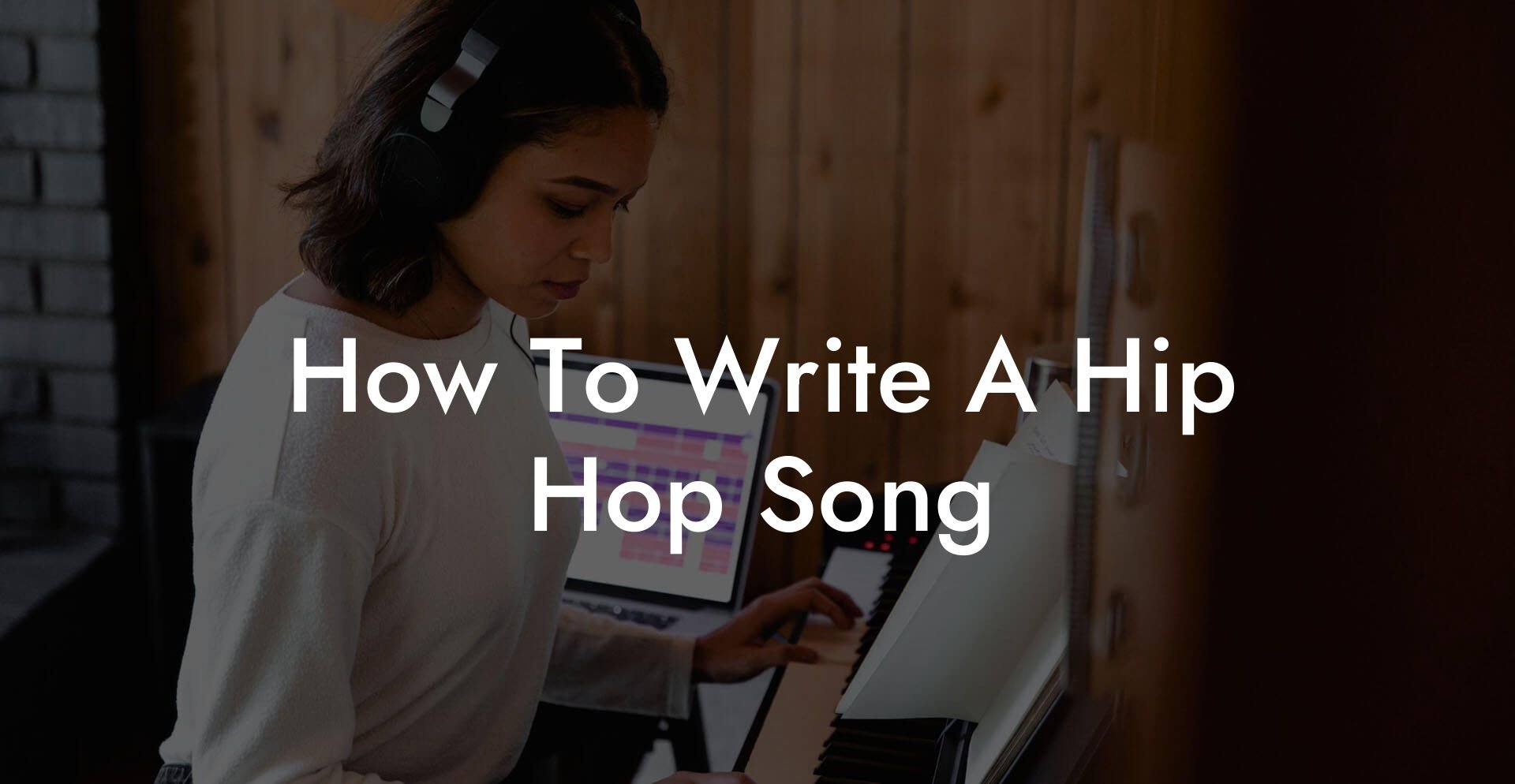 how to write a hip hop song lyric assistant