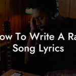 how to write a rap song lyrics lyric assistant