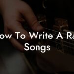 how to write a rap songs lyric assistant