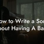 How to Write a Song About Having A Baby