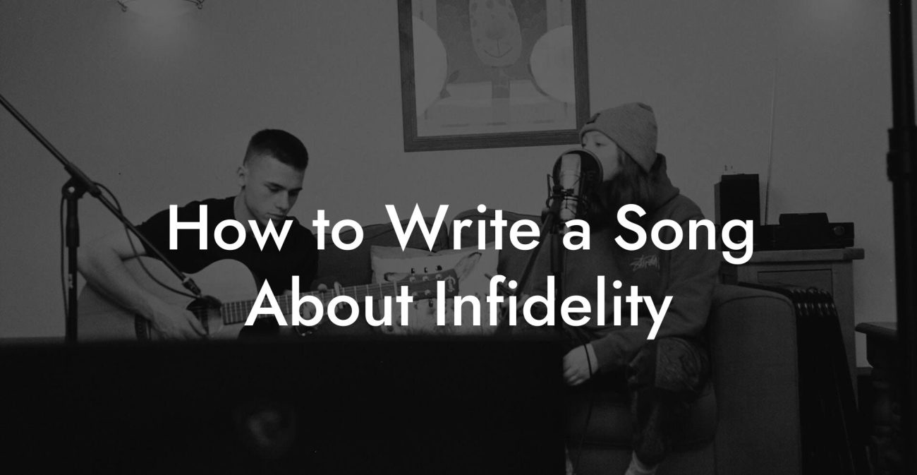 How to Write a Song About Infidelity