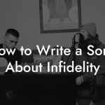 How to Write a Song About Infidelity