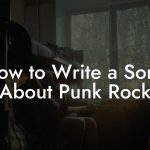 How to Write a Song About Punk Rock