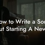 How to Write a Song About Starting A New Job