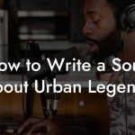 How to Write a Song About Urban Legends