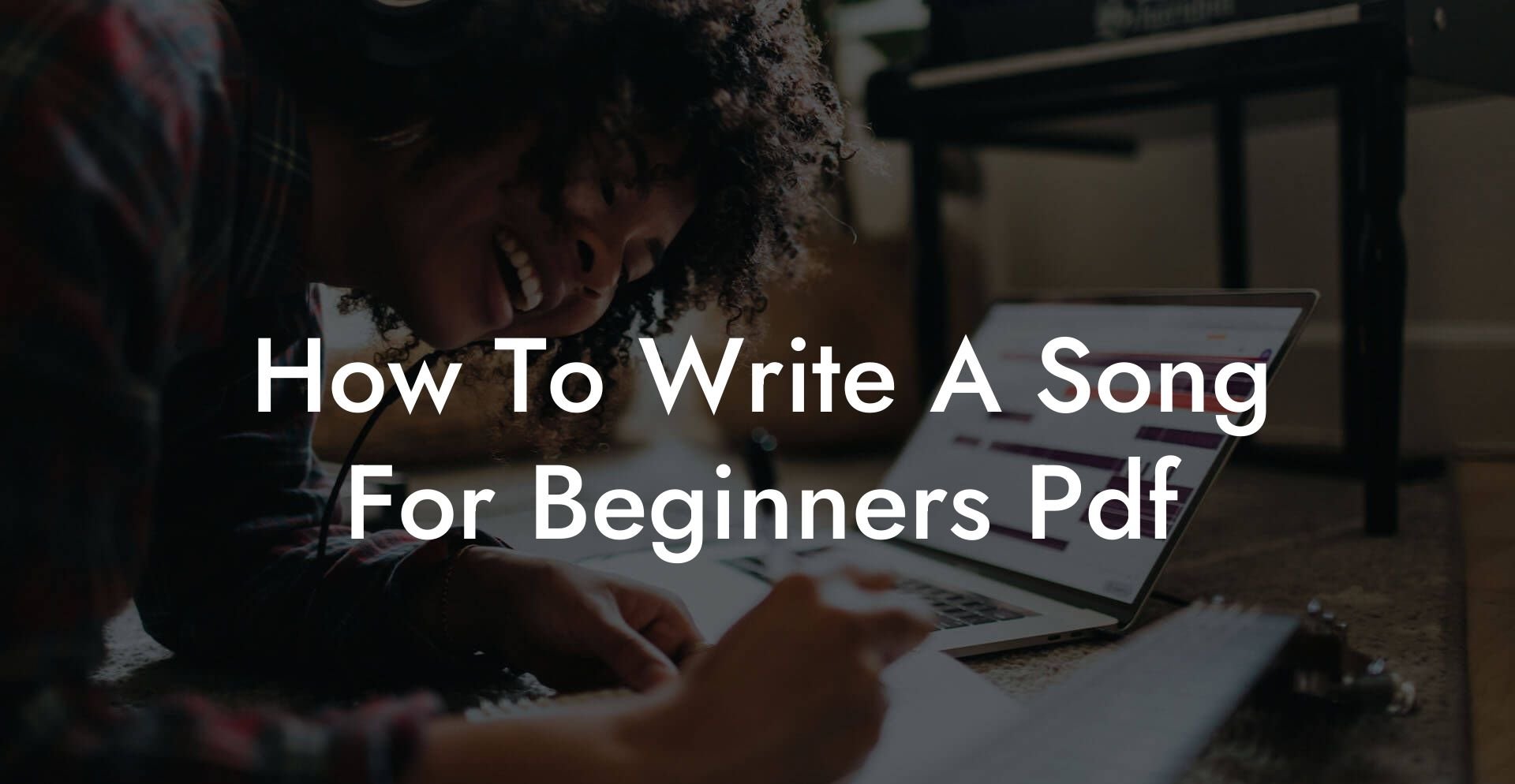 how to write a song for beginners pdf lyric assistant