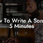 how to write a song in 5 minutes lyric assistant