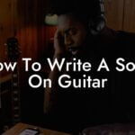 how to write a song on guitar lyric assistant
