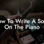 how to write a song on the piano lyric assistant