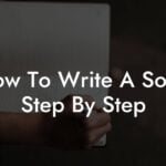 how to write a song step by step lyric assistant
