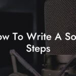 how to write a song steps lyric assistant