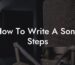 how to write a song steps lyric assistant