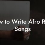 How to Write Afro Rock Songs