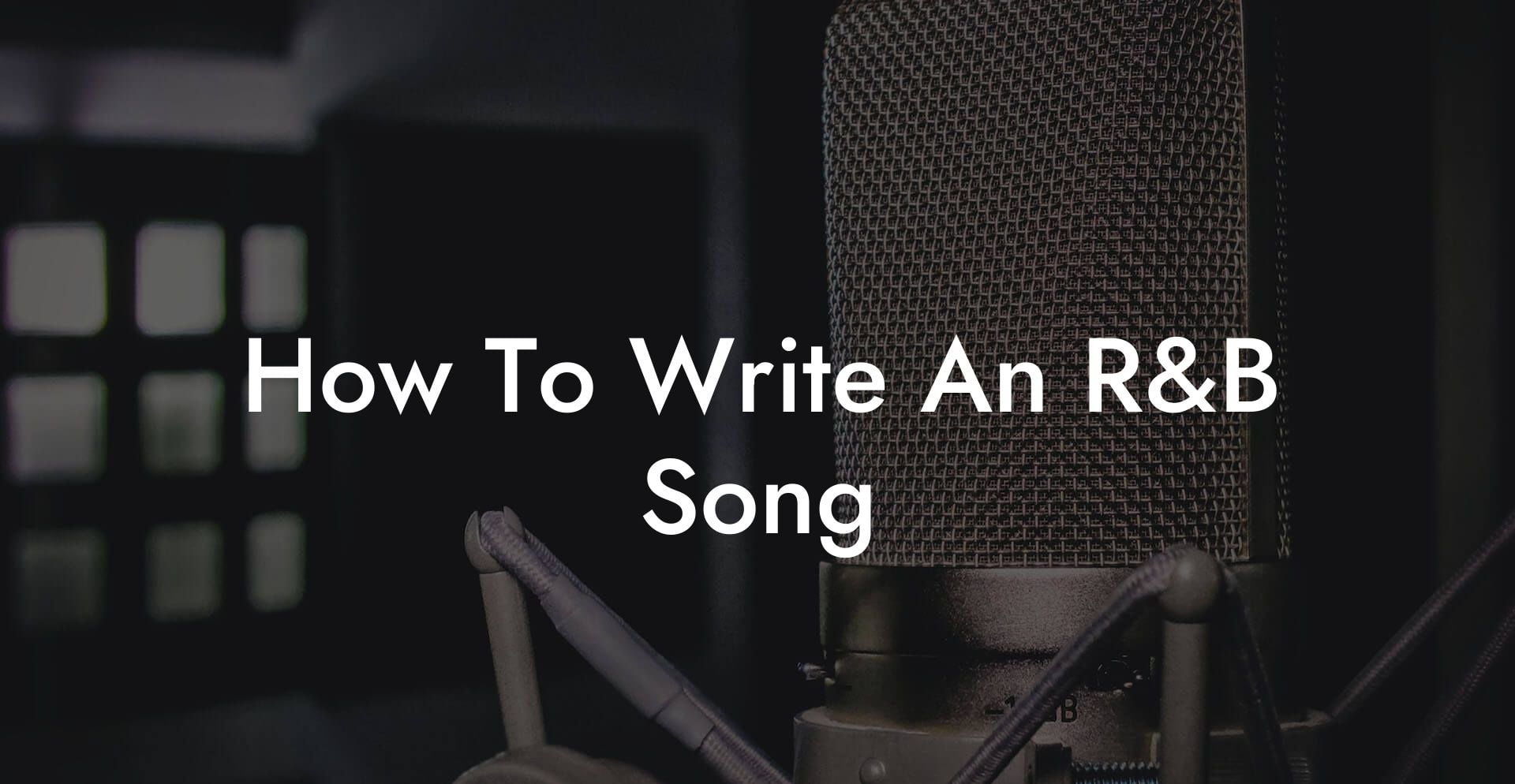 how to write an r038b song lyric assistant