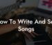 how to write and sell songs lyric assistant