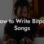 How to Write Bitpop Songs