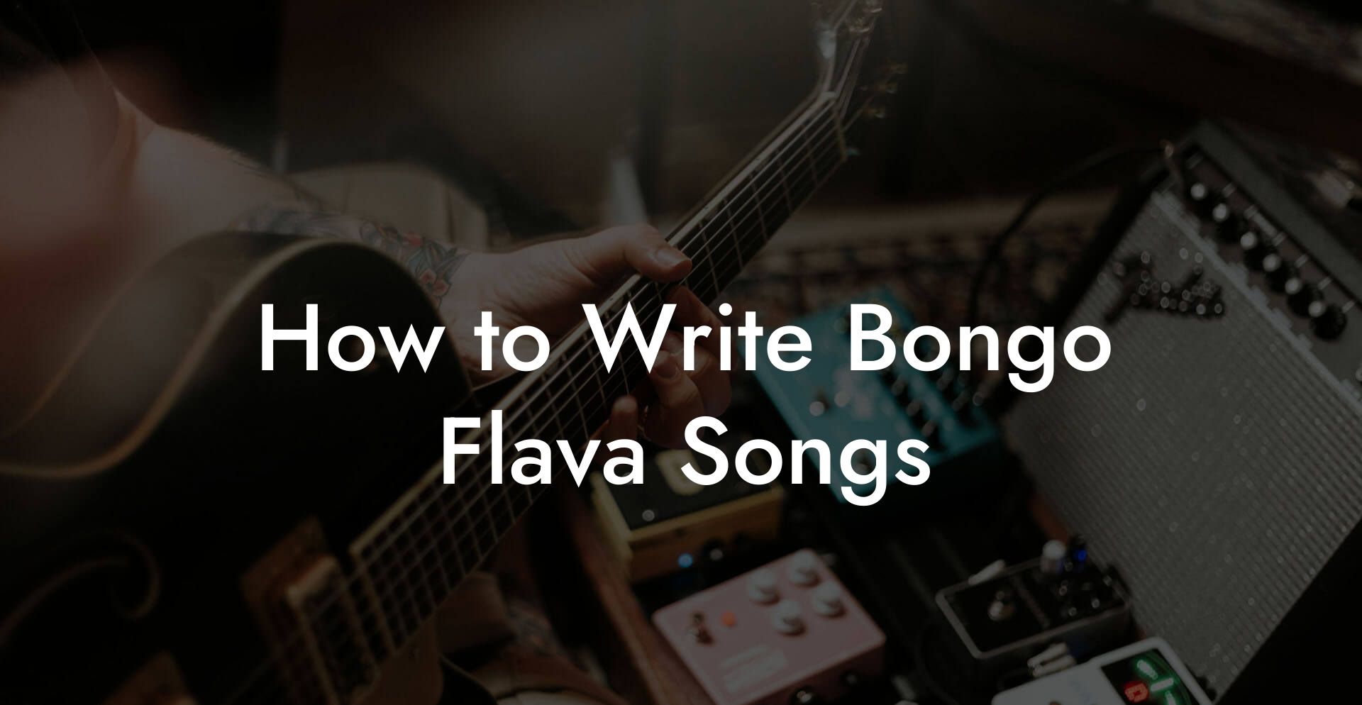 How to Write Bongo Flava Songs