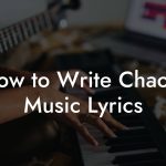 How to Write Chaoui Music Lyrics