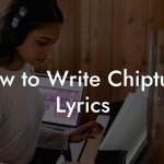 How to Write Chiptune Lyrics
