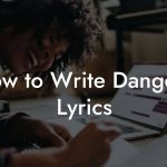 How to Write Dangdut Lyrics