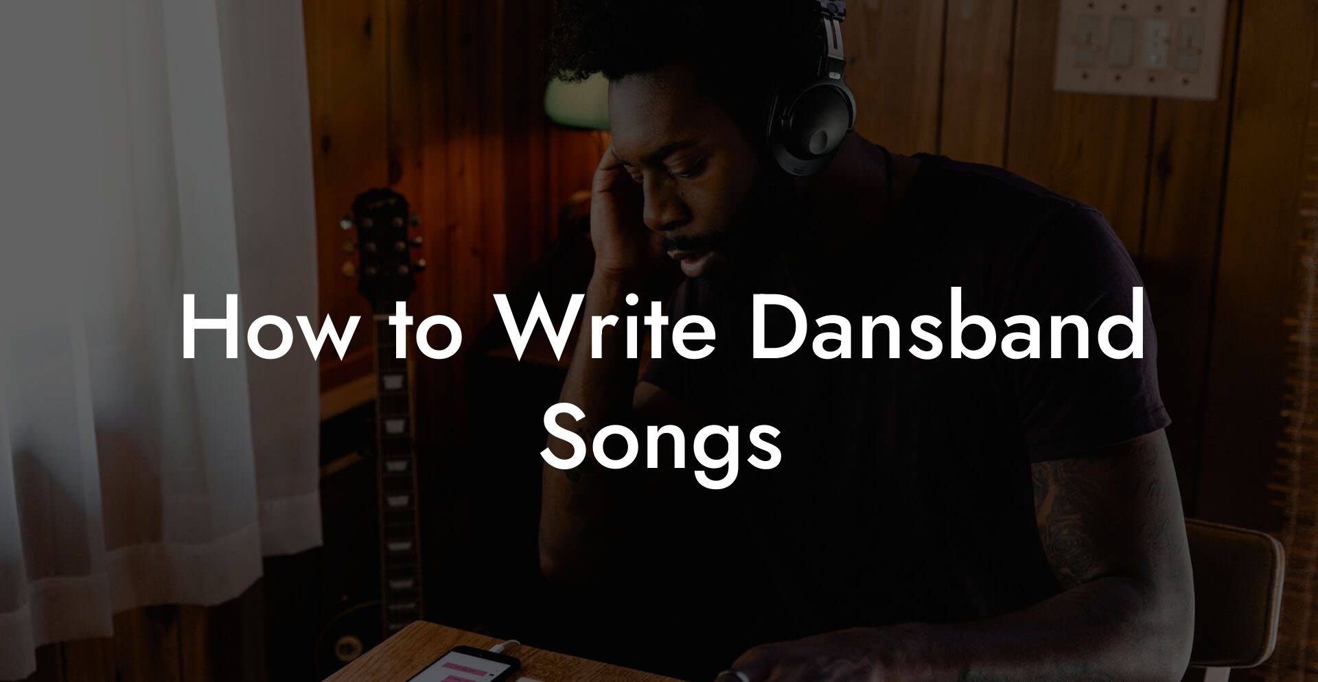 How to Write Dansband Songs