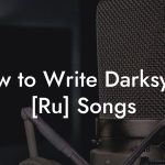 How to Write Darksynth [Ru] Songs