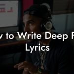 How to Write Deep Funk Lyrics