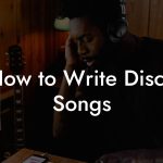 How to Write Disco Songs