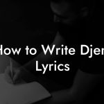 How to Write Djent Lyrics