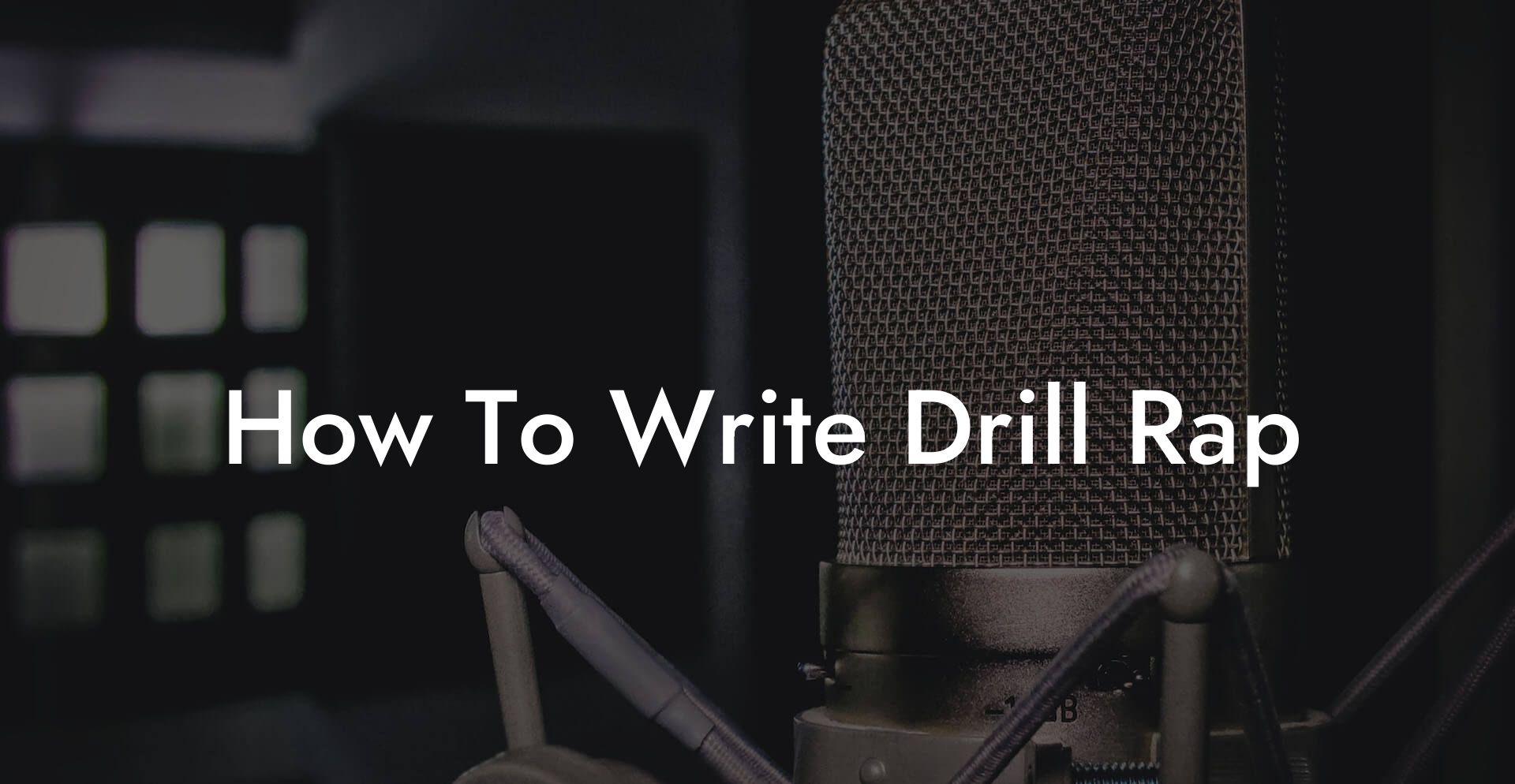 how to write drill rap lyric assistant