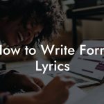 How to Write Forró Lyrics