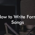 How to Write Forró Songs