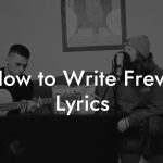 How to Write Frevo Lyrics